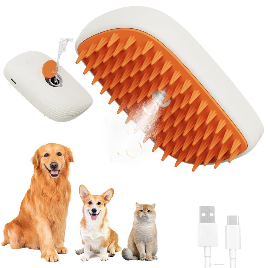 Rechargeable Pets Steam Brush