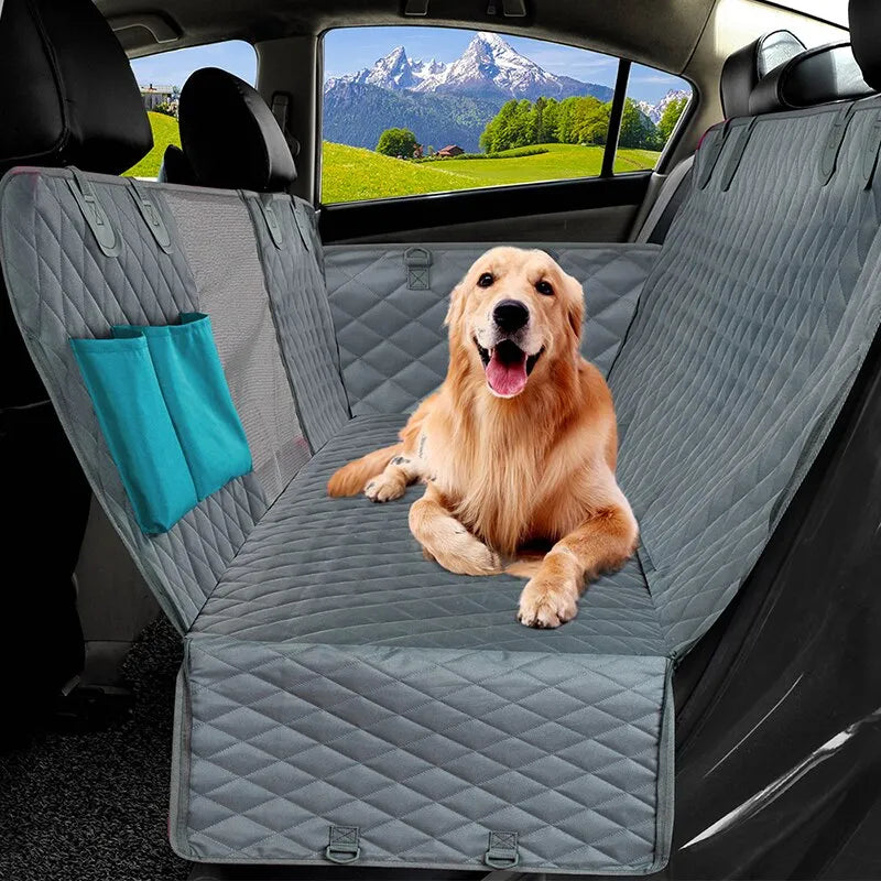 Double Zipper Pet Car Seat Pad