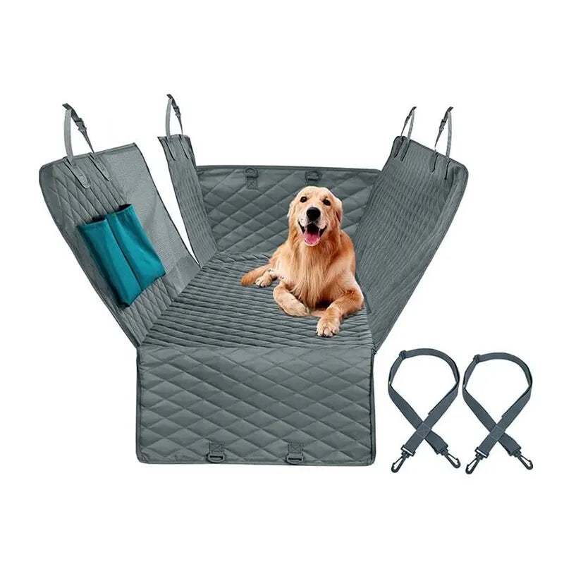 Double Zipper Pet Car Seat Pad