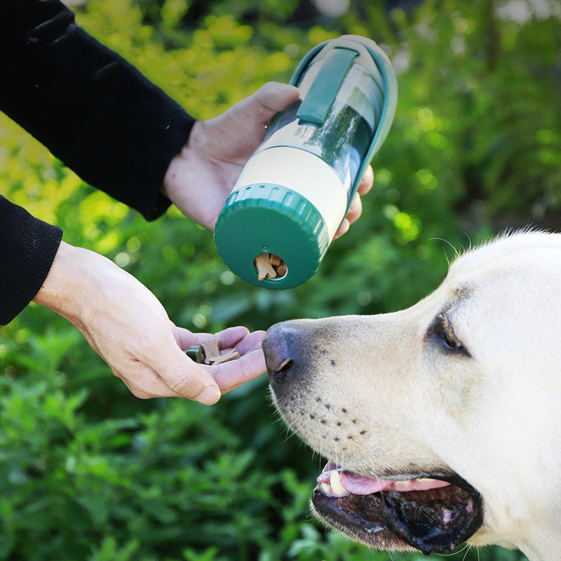 2 In 1 Pet Water Bottle