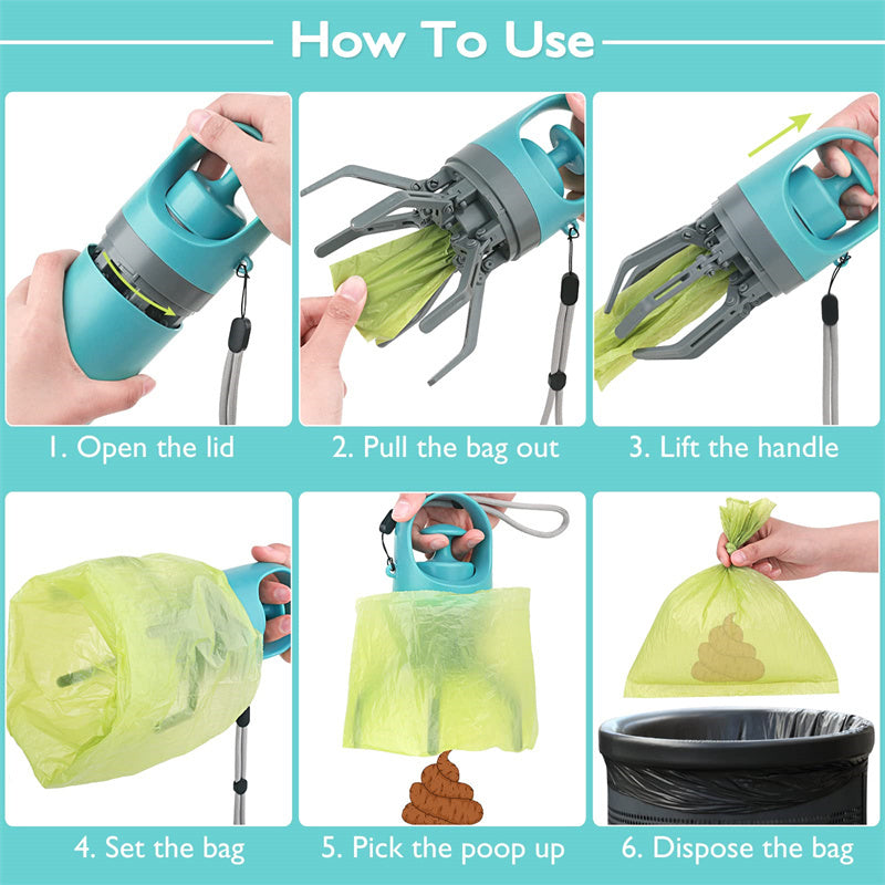 Portable poop scooper